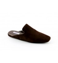 men's slippers MILANO  dark brown suede